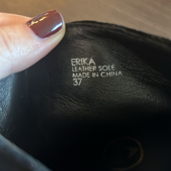 ASH Erika Black Velvet Block Heel Booties - Picture 3 of 6